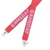 What's Hot Beaded Gameday Purse Strap In Brick Red Bling In Multi
