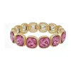 WHAT'S HOT SQUARE STRETCHY BRACELET IN PINK