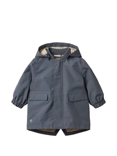 Wheat Babies' Alke Hooded Parka In Blue