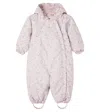 Wheat Baby Adi Floral Snowsuit In Pink