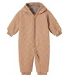 Wheat Baby Cuddle Snowsuit In Brown