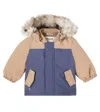 Wheat Baby Kasper Colorblocked Ski Jacket In Blue