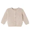 Wheat Baby Cardigan Magnella Aus Baumwolle In Neutral