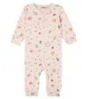 Wheat Baby Nikola Printed Cotton Playsuit In Multi