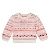 Wheat Baby Olga Jacquard Cotton Sweater In Multi