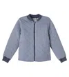 Wheat Benni Striped Quilted Jacket In Blue