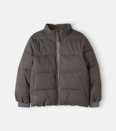 Wheat Cammoe Puffer Jacket In Grey