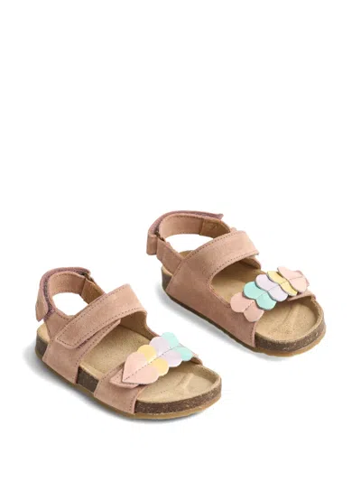Wheat Kids' Clara Sandals In Gold
