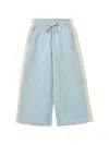 Wheat Day Drawstring-fastening Track Pants In Blue