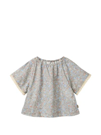 Wheat Babies' Hannah Floral-print T-shirt In Neutral