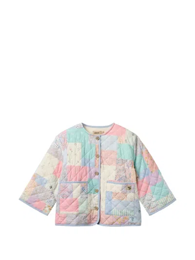Wheat Kids' Inaja Patchwork-design Jacket In Blue