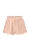 Wheat Irma Openwork Shorts In Neutral