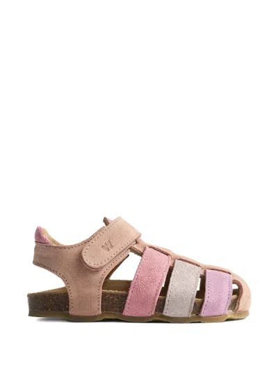 Wheat Babies' Izzy Touch-strap Sandals In Gold