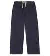 Wheat Hose James Aus Baumwoll-jersey In Blue