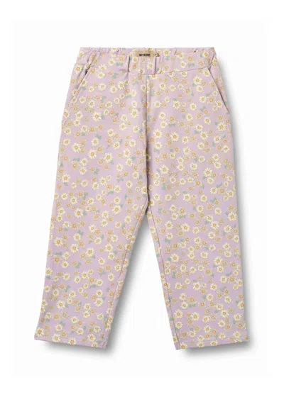 Wheat Kid's Eline Sunflower Sweat Trouser In Lavender In Neutral