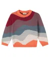 Wheat Pullover Knud Aus Baumwoll-jacquard In Multi