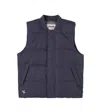 Wheat Lakas Puffer Vest In Blue