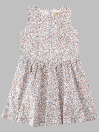 Wheat Mini Dress For Girls - Spring/summer 2026 In Grey
