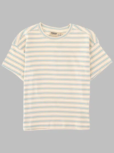 Wheat Mini Short Sleeve T-shirt For Boys In Beige
