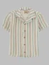 Wheat Shirt S/s Anker In Multi