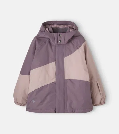 Wheat Sneen Hooded Ski Jacket In Purple