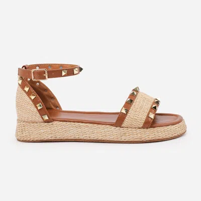 Where's That From Wheres That From Tan Pu Aviva Studded Gladiator E