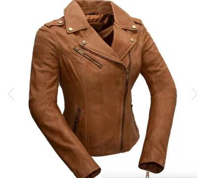 Pre-owned Whet Blu Harper - Women's Leather Jacket, Wbl1393 In Autumn
