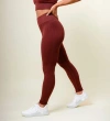 While On Earth™ High-rise Aura Tight 26" In Burgundy
