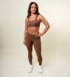 While On Earth™ Mid-rise Intent Tight In Brown