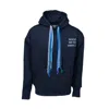 While We're Awake Women's Dark Multi String Black Hoodie In Black
