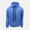 While We're Awake Women's Multi String Light Blue Hoodie In Blue