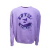 While We're Awake Women's Purple Lilac Knit Crewneck In Purple