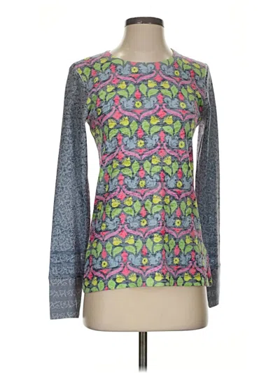 Pre-owned Whimsy Rose Long Sleeve T-shirt In Blue