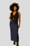 Whimsy + Row Bowie Vest In Black Tencel