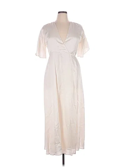 Pre-owned Whimsy + Row Casual Dress In Ivory