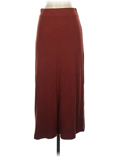 Pre-owned Whimsy + Row Casual Skirt In Brown
