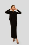 Whimsy + Row Coco Cardigan In Black