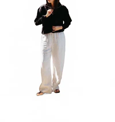 Whimsy + Row Diana Half Zip Pullover In Black Organic