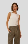 Whimsy + Row Dillon Tank In Cream