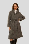 Whimsy + Row Emilia Coat In Black/white
