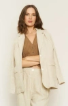 Whimsy + Row Parker Blazer In Brown