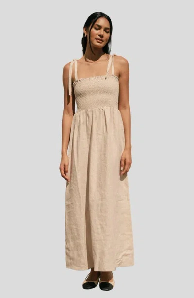 Whimsy + Row Sophie Dress In Oatmeal