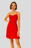 Whimsy + Row Zoe Dress In Red