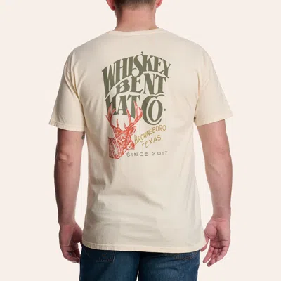 Whiskey Bent Hat Co. Men's Buck Natural Graphic T-shirt In Purple