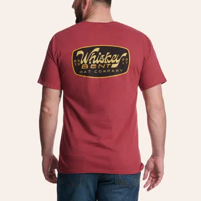 Whiskey Bent Hat Co. Men's Diamond Brandy Graphic T-shirt In Brown