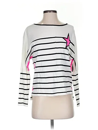 Pre-owned Whisper By Brodie Pullover Sweater In White