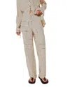 Whistles Angled Stripes Pants In Ivory/multi