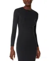 Whistles Annie Sparkle Knit Dress In Black