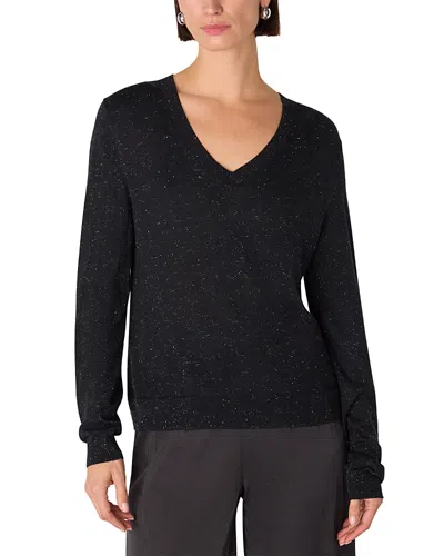Whistles Annie Sparkle Sweater In Black