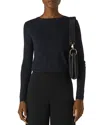 Whistles Annie Sparkle Sweater In Navy